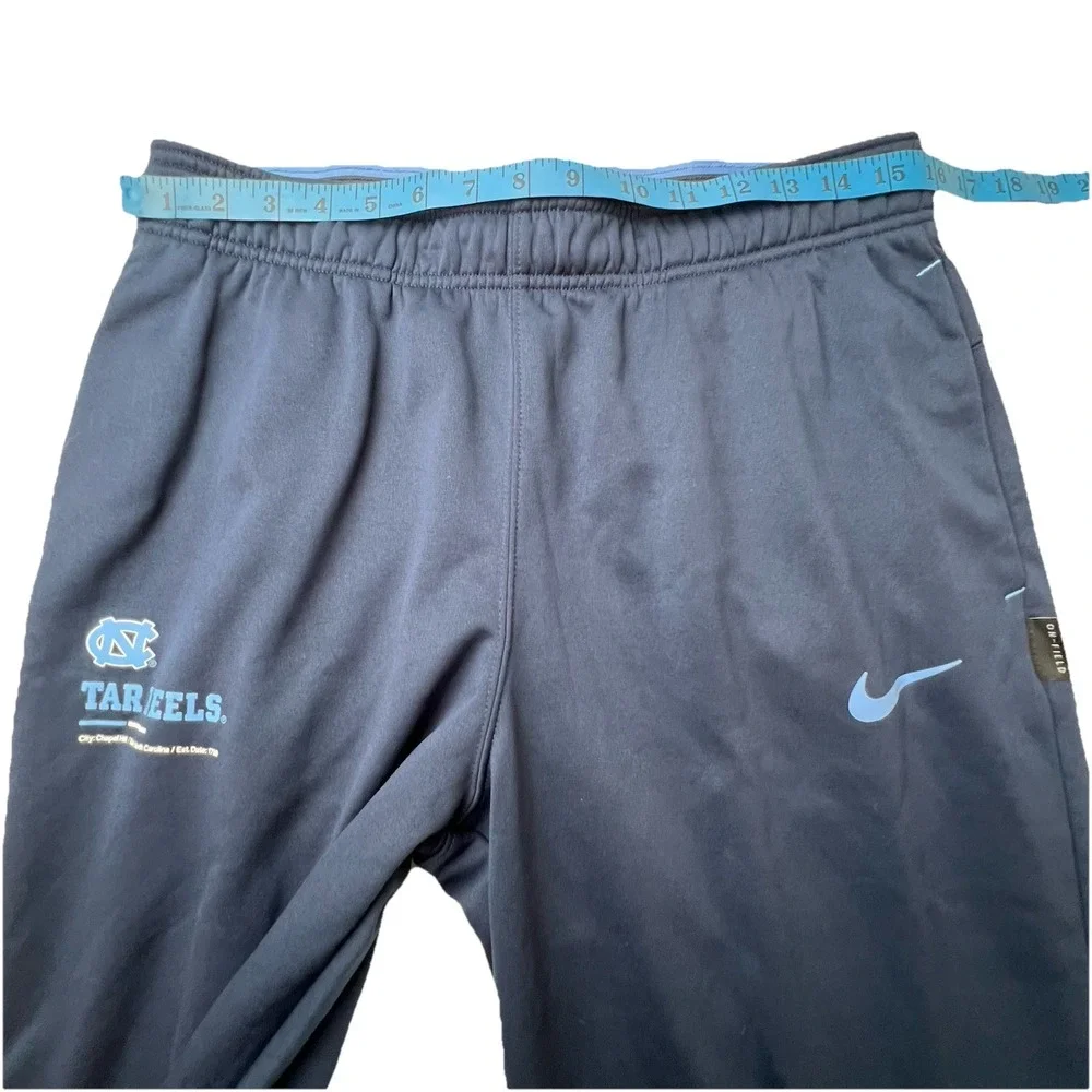 Nike Therma-Fit North Carolina Tar Heels  On-Field Blue Sweatpants Med